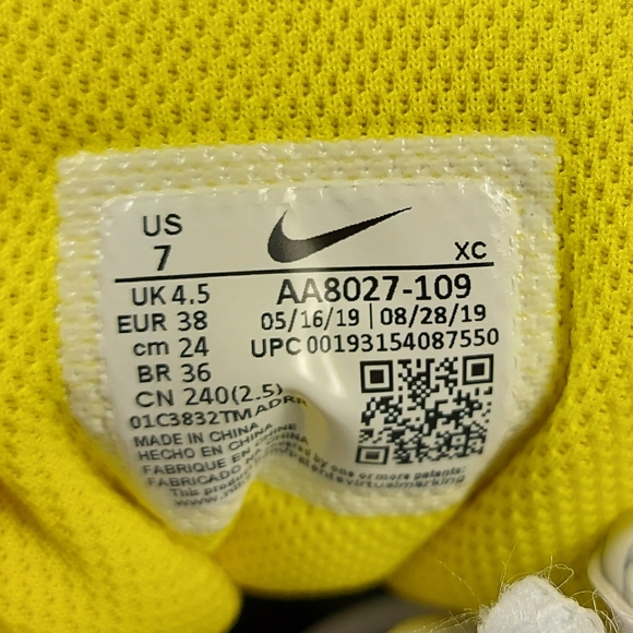🆕️ Nike Court Air Zoom Vapor X HC White Speckled - Picture 2 of 6
